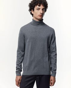 Мужской свитер с высоким воротником Sfera, серый (Sfera)