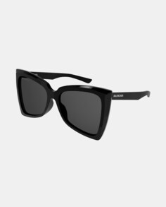 Черные солнцезащитные очки «кошачий глаз» из ацетата Balenciaga, черный