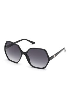 Черные женские солнцезащитные очки с геометрическим узором Guess Guess, черный