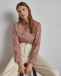 Блузка с длинными рукавами и принтом Lloyd&apos;s, светло-розовый Lloyd's
