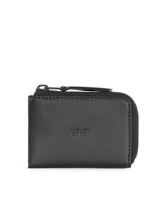 Мужской кожаный кошелек Lyon с RFID-защитой черного цвета Jaslen, черный