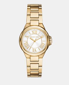 Женские часы Camille MK7255 из золотой стали Michael Kors, золотой