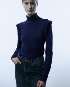 Лебединый женский свитер Sfera, синий (Sfera)