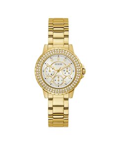 Женские часы Crown Jewel GW0410L2 со стальным и золотым ремешком Guess, золотой