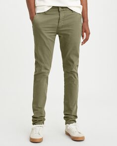 Зеленые узкие мужские брюки чинос Levi&apos;s, зеленый Levis