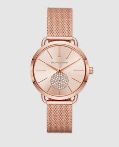 Michael Kors MK3845 женские часы из розовой стали Michael Kors, розовый