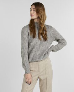 Женский пуловер с длинными рукавами Yas, серый Y.A.S