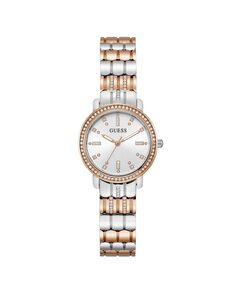 Женские часы Hayley GW0612L3 со стальным и серебряным ремешком Guess, серебро