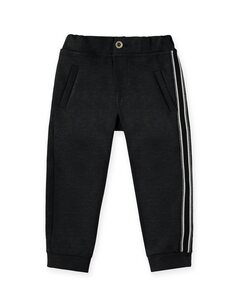 Спортивные штаны для мальчика темно-серого цвета с эластичной резинкой на талии Pan con Chocolate, серый