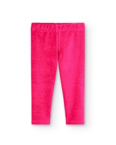Базовые вельветовые леггинсы для девочек с эластичной резинкой на талии Boboli, розовый