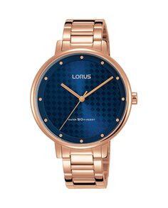 Женские стальные женские часы RG266PX9 с ремешком из розового золота Lorus, золотой