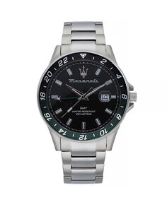 Sfida R8853140005 мужские часы со стальным и серебряным ремешком Maserati, серебро