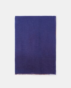 Двухцветный шарф с эффектом градиента Tintoretto, синий