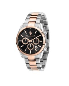Мужские часы Maseratti R8853151002 со стальным и серебряным ремешком Maserati, серебро