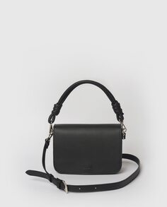 Черная кожаная сумка Mini Loop Zubi, черный