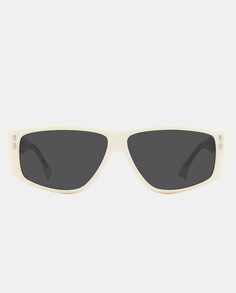 Белые прямоугольные женские солнцезащитные очки из ацетата Isabel Marant, белый