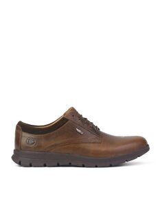 Мужские коричневые кожаные туфли на шнуровке Coronel Tapiocca, коричневый