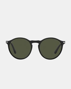 Солнцезащитные очки унисекс квадратной формы из ацетата темно-гаванского цвета Persol, коричневый