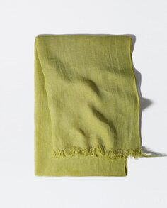 Однотонный шарф с зеленой бахромой Parfois, зеленый