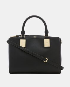 Черная сумка Chris среднего размера со съемным плечевым ремнем DKNY, черный