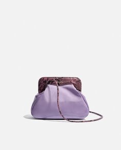 Женская фиолетовая кожаная сумка через плечо Phialebel, фиолетовый