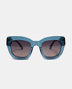 Женские голубые солнцезащитные очки из ацетата с поляризованными линзами No Idols, светло-синий