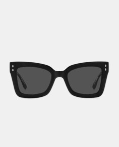 Черные женские солнцезащитные очки «кошачий глаз» из ацетата Isabel Marant, черный