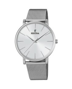 F20475/1 Boyfriend Collection серебряные женские часы из стали Festina, серебро