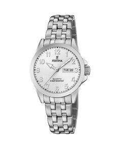 Женские часы F20455/1 Acero Classico в серебристой стали Festina, серебро
