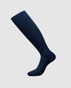 Мужские темно-синие высокие соевые носки ZD, синий