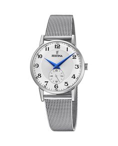 Женские часы F20572/1 Acero Classic из стали серебристого цвета Festina, серебро