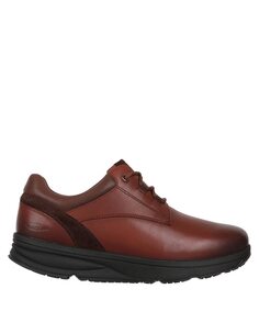 Мужские туфли на шнуровке в спортивном стиле с коричневыми шнурками Mbt, коричневый