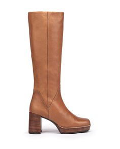 Коричневые кожаные женские ботинки Pedro Miralles, коричневый