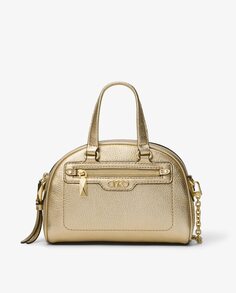 Женская кожаная сумка через плечо Mini Williamsburg с ручкой-цепочкой Michael Michael Kors, золотой