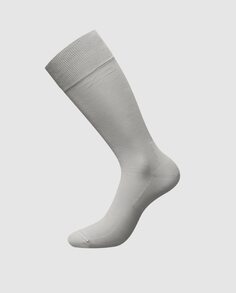 Мужские короткие носки из шотландской пряжи жемчужного цвета ZD, серый
