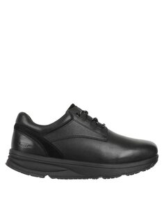 Мужские туфли на шнуровке в спортивном стиле черного цвета Mbt, черный