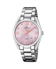 F16790/D Boyfriend Collection серебряные женские часы из стали Festina, серебро