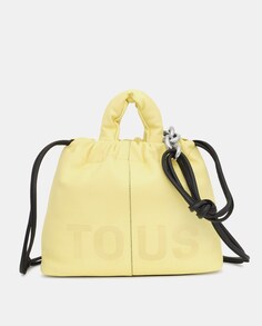 Желтая сумка через плечо Cloud среднего размера Tous, желтый