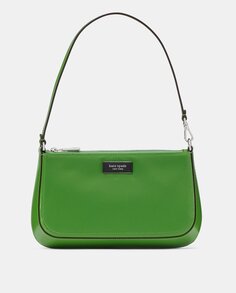 Зеленая сумка через плечо Sam Icon из нейлона на молнии Kate Spade, зеленый