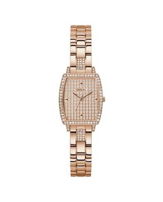 Женские часы Brilliant GW0611L3 со стальным ремешком из розового золота Guess, золотой