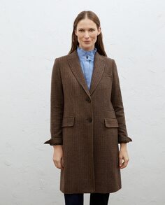 Harris женское пальто в клетку Lloyd&apos;s, коричневый Lloyd's