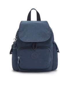 Женский рюкзак темно-синего цвета с магнитной застежкой Kipling, темно-синий