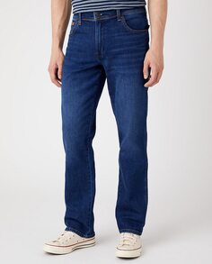 Мужские джинсы Texas обычного кроя синего цвета Wrangler, темно-синий