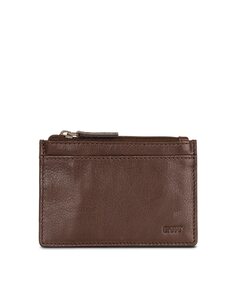 Мужской кожаный кошелек Dundee с коричневой RFID-защитой SKPAT, коричневый