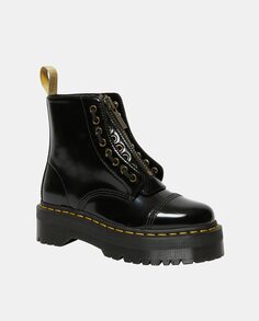 Женские ботинки черного цвета на молнии Dr. Martens, черный