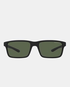 Черные мужские солнцезащитные очки прямоугольной формы с поляризационными линзами Arnette, черный