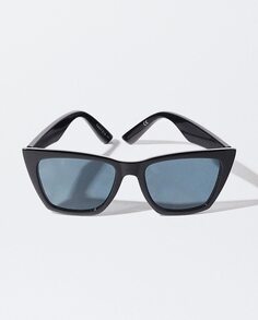 Черные квадратные солнцезащитные очки Parfois с защитой от ультрафиолета Parfois, черный