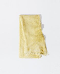 Обычный шарф с рваной желтой строчкой Parfois, желтый