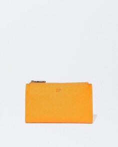 Средний женский кошелек на молнии оранжевого цвета Parfois, оранжевый