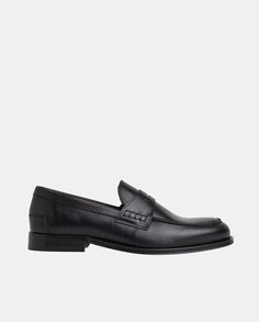 Мужские кожаные лоферы Harry Loafer с маской Hackett, черный